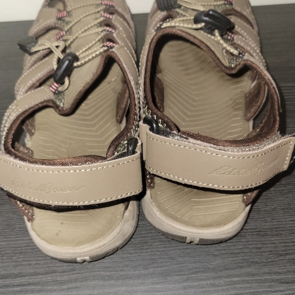 Eddie Bauer Womens Blakely Tan Hiking Walking Shoes Size 10 - Picture 9 of 13